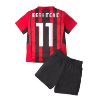 Fotbalový dres AC Milan Ibrahimović 11 Dětské Domácí Dres Komplet 2021-2022