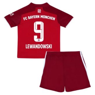 Fotbalový dres FC Bayern Mnichov Lewandowski 9 Dětské Domácí Dres Komplet 2021-2022