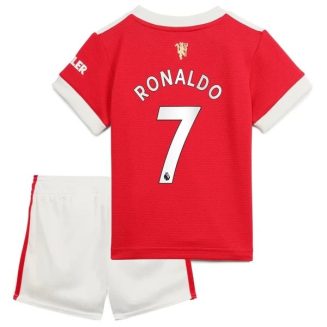 Fotbalový dres Manchester United Ronaldo 7 Dětské Domácí Dres Komplet 2021-2022