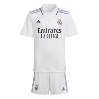 Real Madrid Dětské Domácí Dres Komplet 2022 – Fotbalový dres