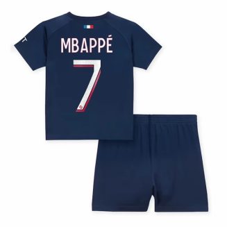 Paris Saint Germain PSG Kylian Mbappé 7 Dětské Domácí Dres Komplet 2023 2024
